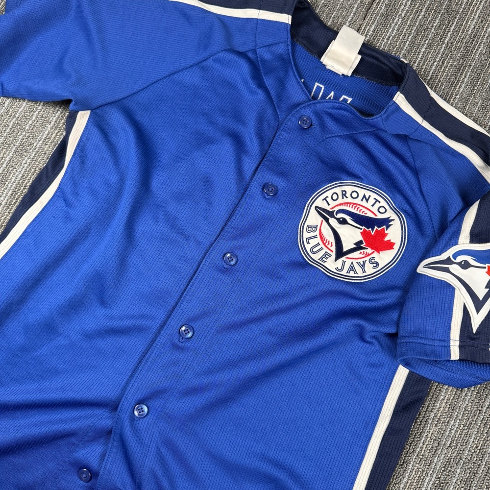 Majestic Blue Toronto Blue Jays Jersey Brett lawrie stitched medium